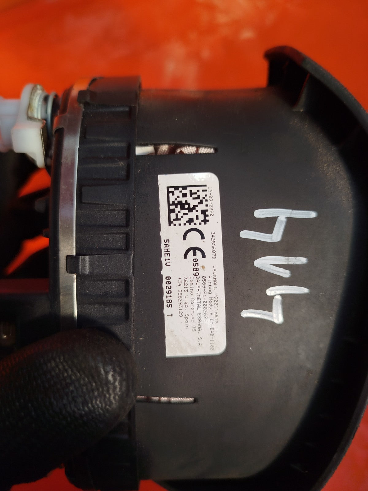 2020 Vauxhall Combo MK4 Steering Wheel Abag 34255607D Warranty A414 - Image 11