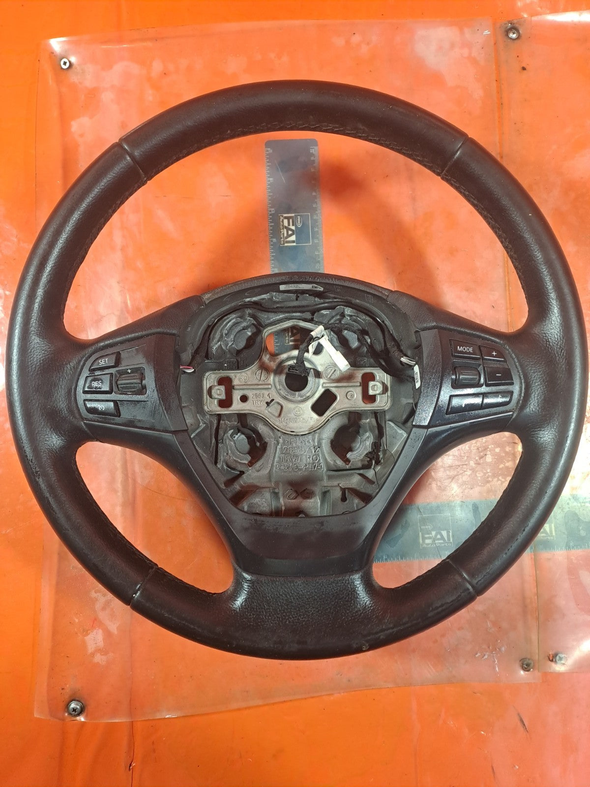 ✅BMW 3 SERIES F30 320D 2.0 DIESEL 2012 LEATHER STEERING WHEEL 62558003E Warranty - Image 11
