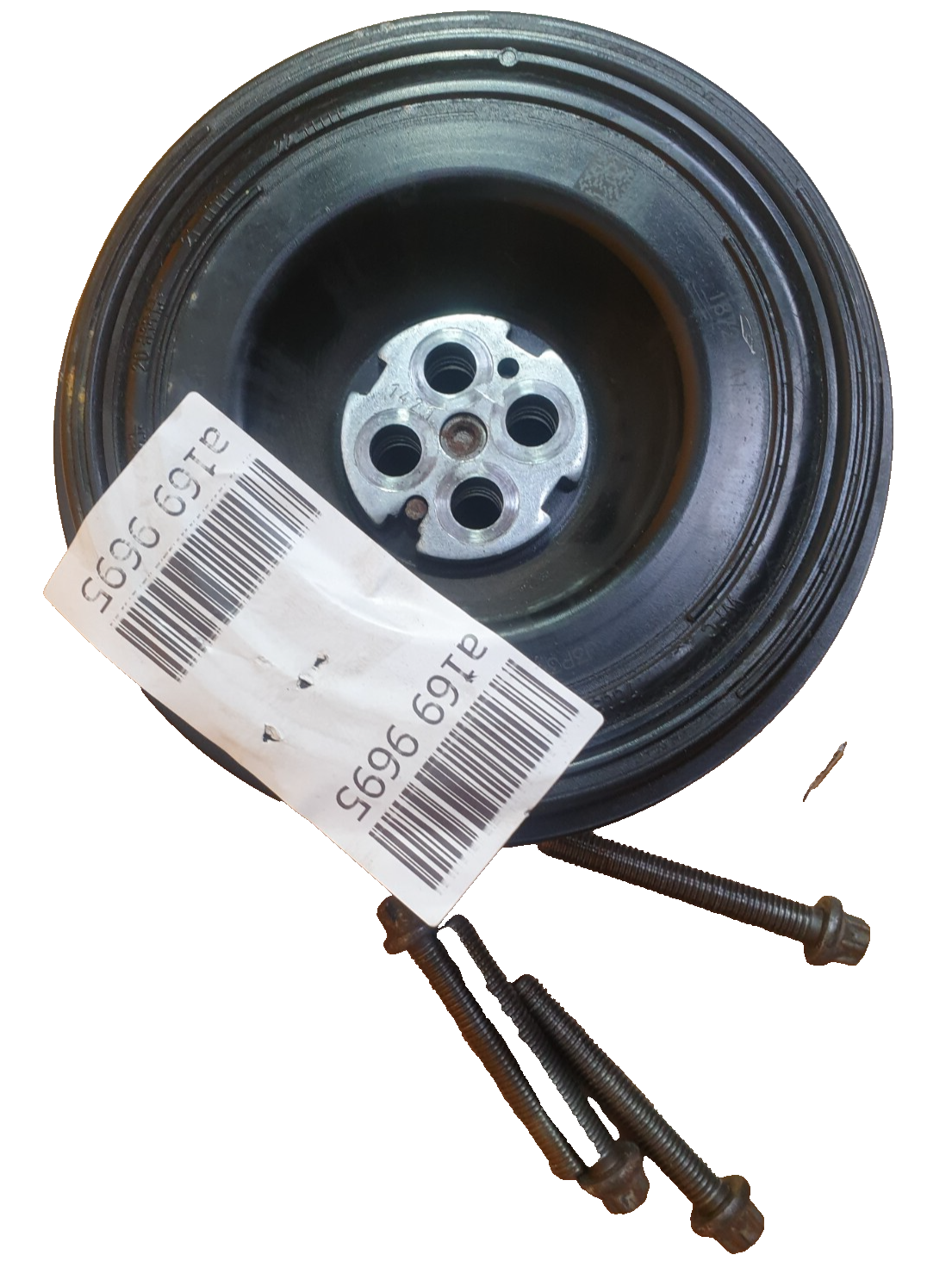 2022 Range Rover Evoque L551 Crankshaft Pulley J3P3-6316-CE Warranty A169 - Image 1