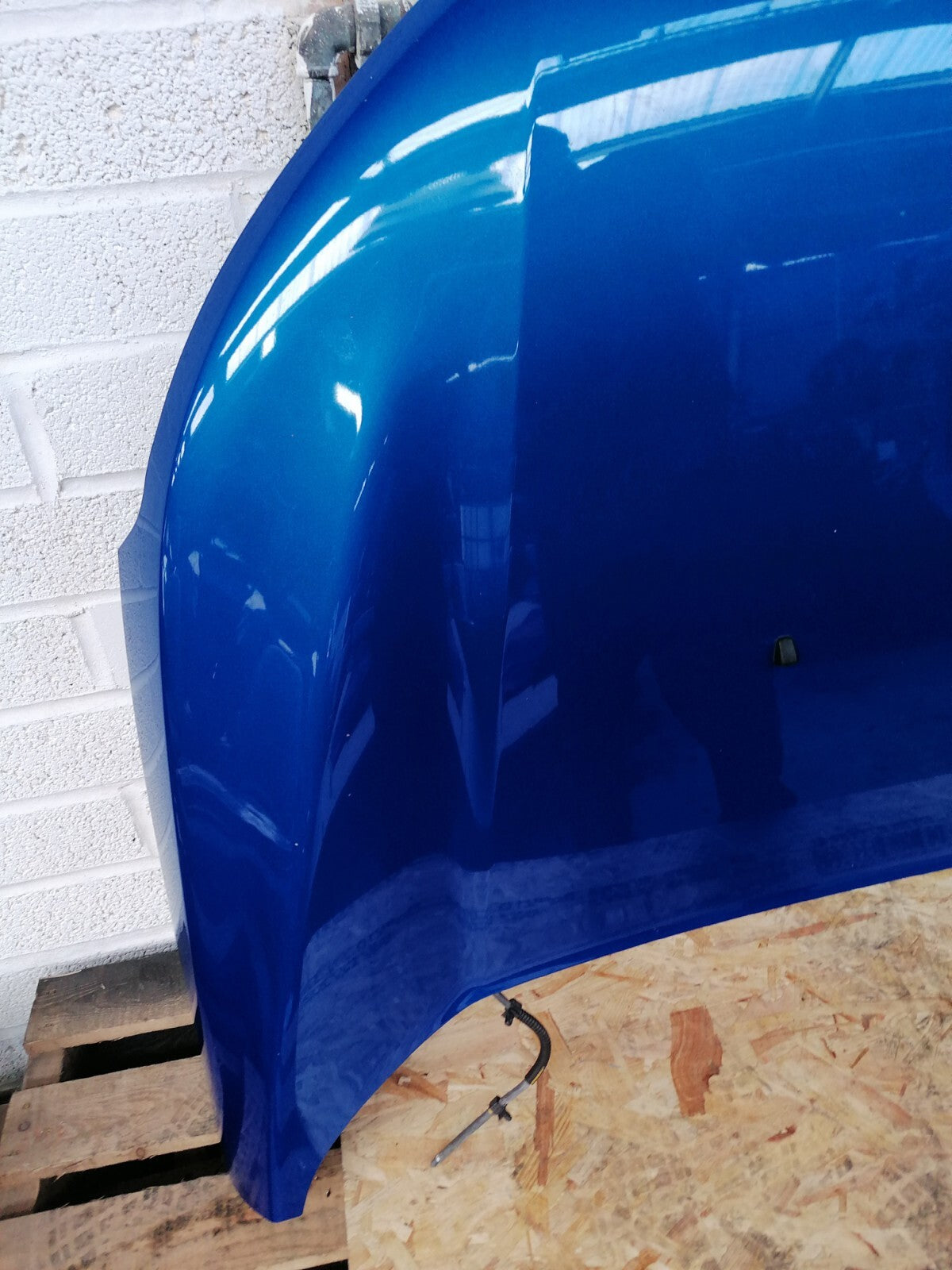 2015 FORD ECOSPORT 1.0 PETROL BONNET HOOD BLUE A044 - Image 4