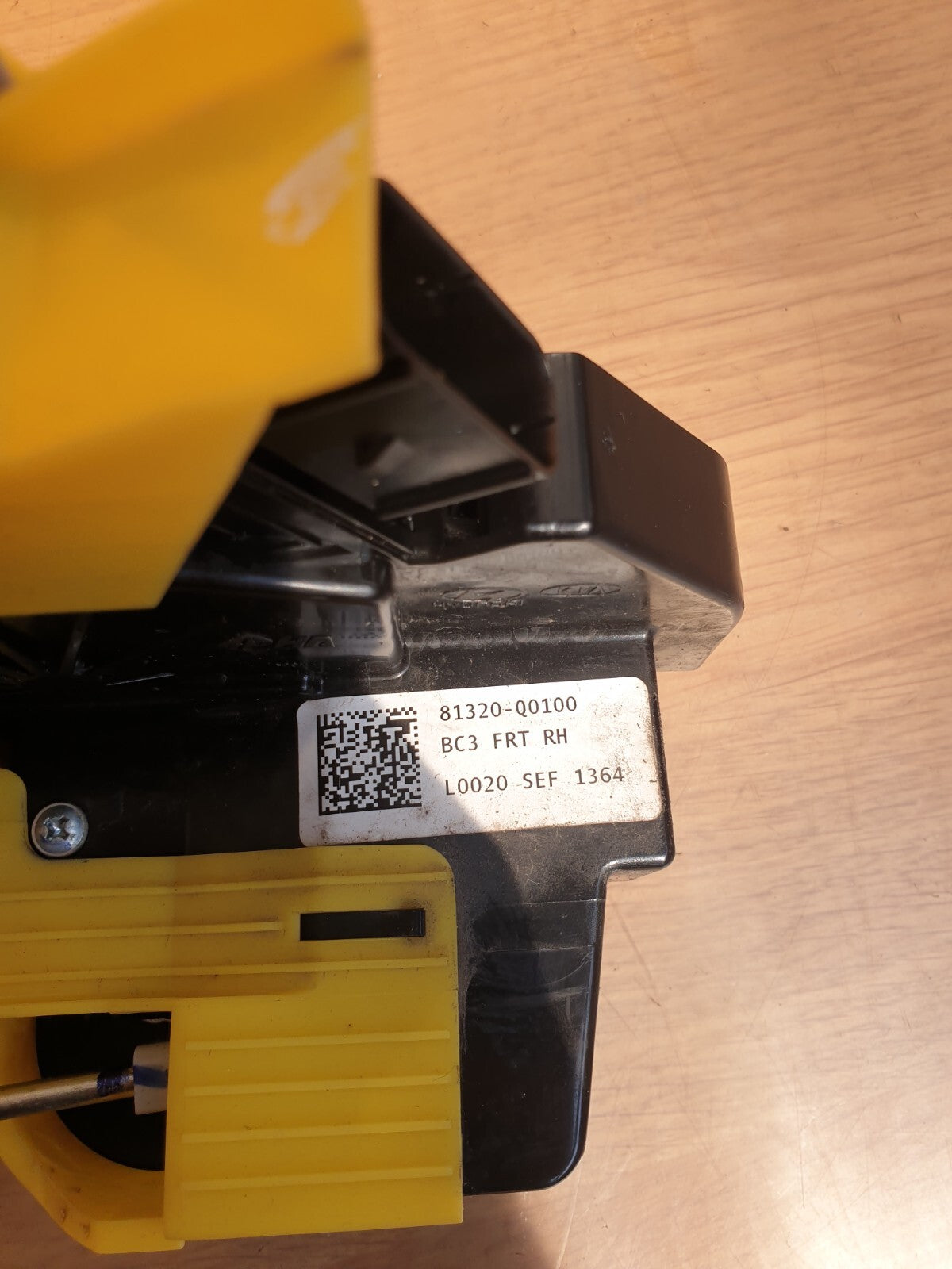 ✅2023 HYUNDAI I20 ULTIMATE 1.0P FRONT RIGHT DOOR LOCK 81320Q0100 + WARRANTY A180 - Image 8