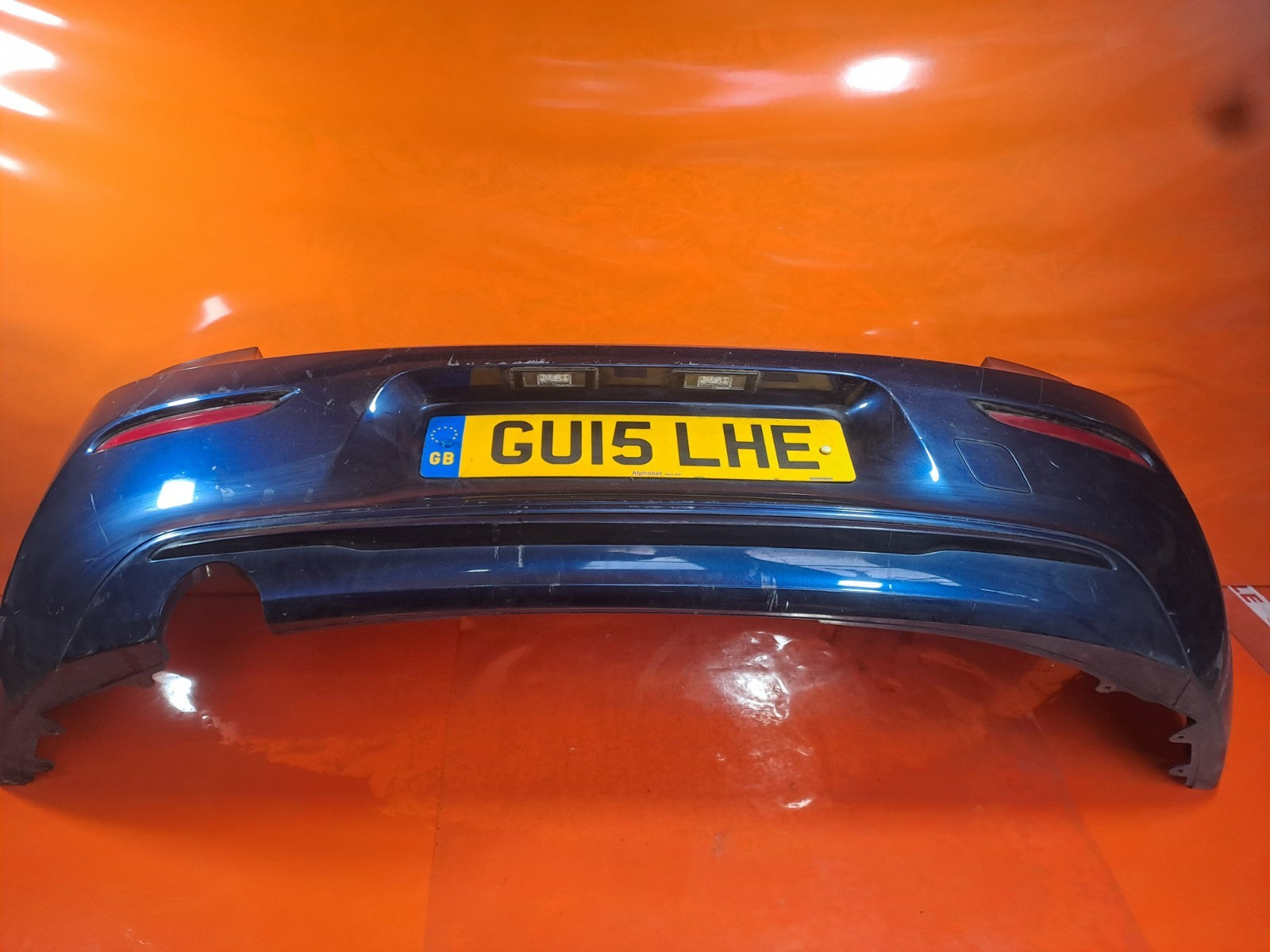 ✅BMW 118D F20 2.0 Diesel 2015 Rear Bumper Blue Scratches A316 - Image 2