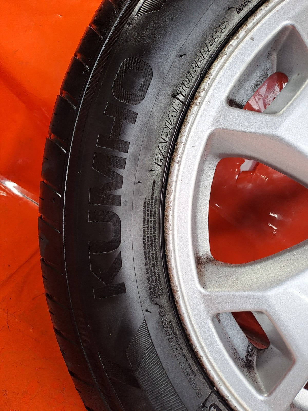 ✅2015 FORD TRANSIT CONNECT V408 ALLOY WHEEL WITH TYRE 205/60 R16 DT11-AC A355 - Image 9