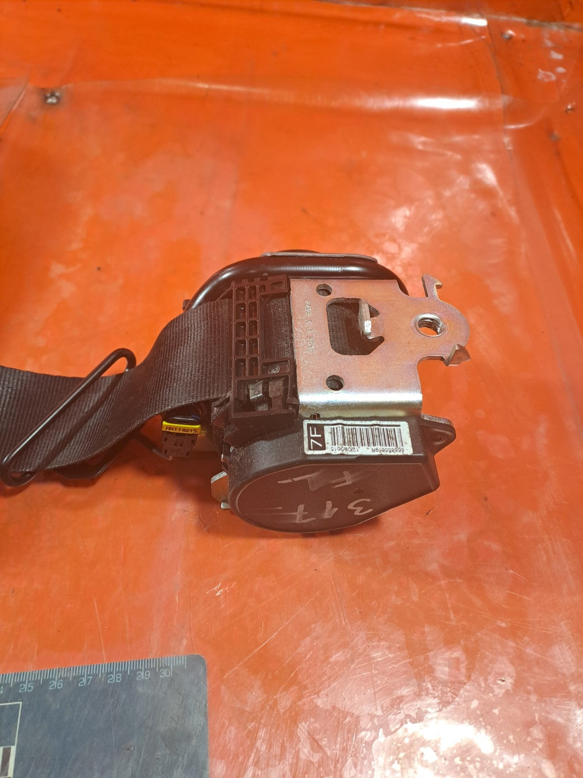 ✅2015 RENAULT ZOE DYNAMIQUE SEAT BELT FRONT LEFT 868855619R + WARRANTY A317 - Image 2