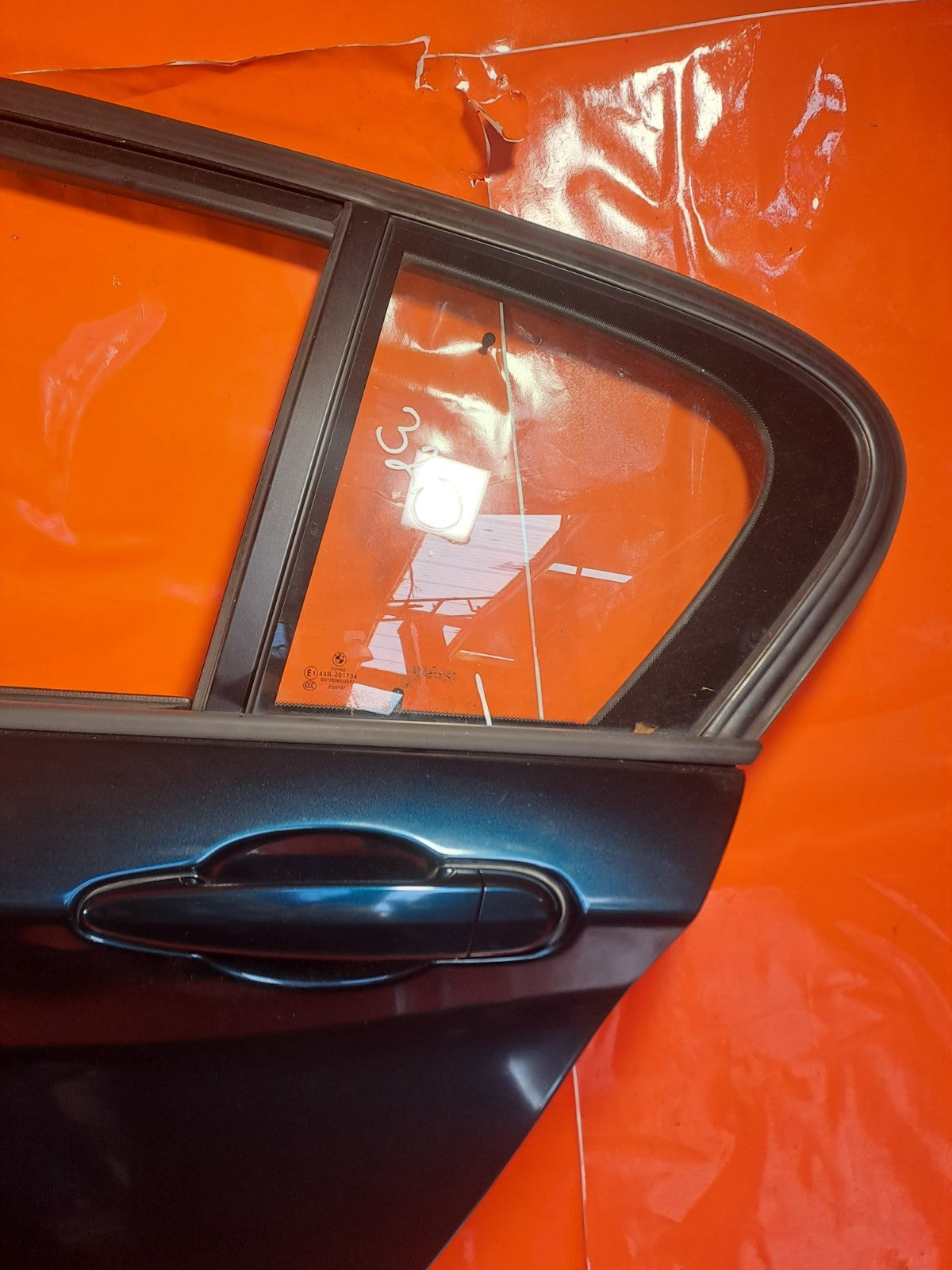 ✅BMW F20 116D 1.5 DIESEL 2015 REAR LEFT DOOR BARE BLUE Warranty A320 - Image 2