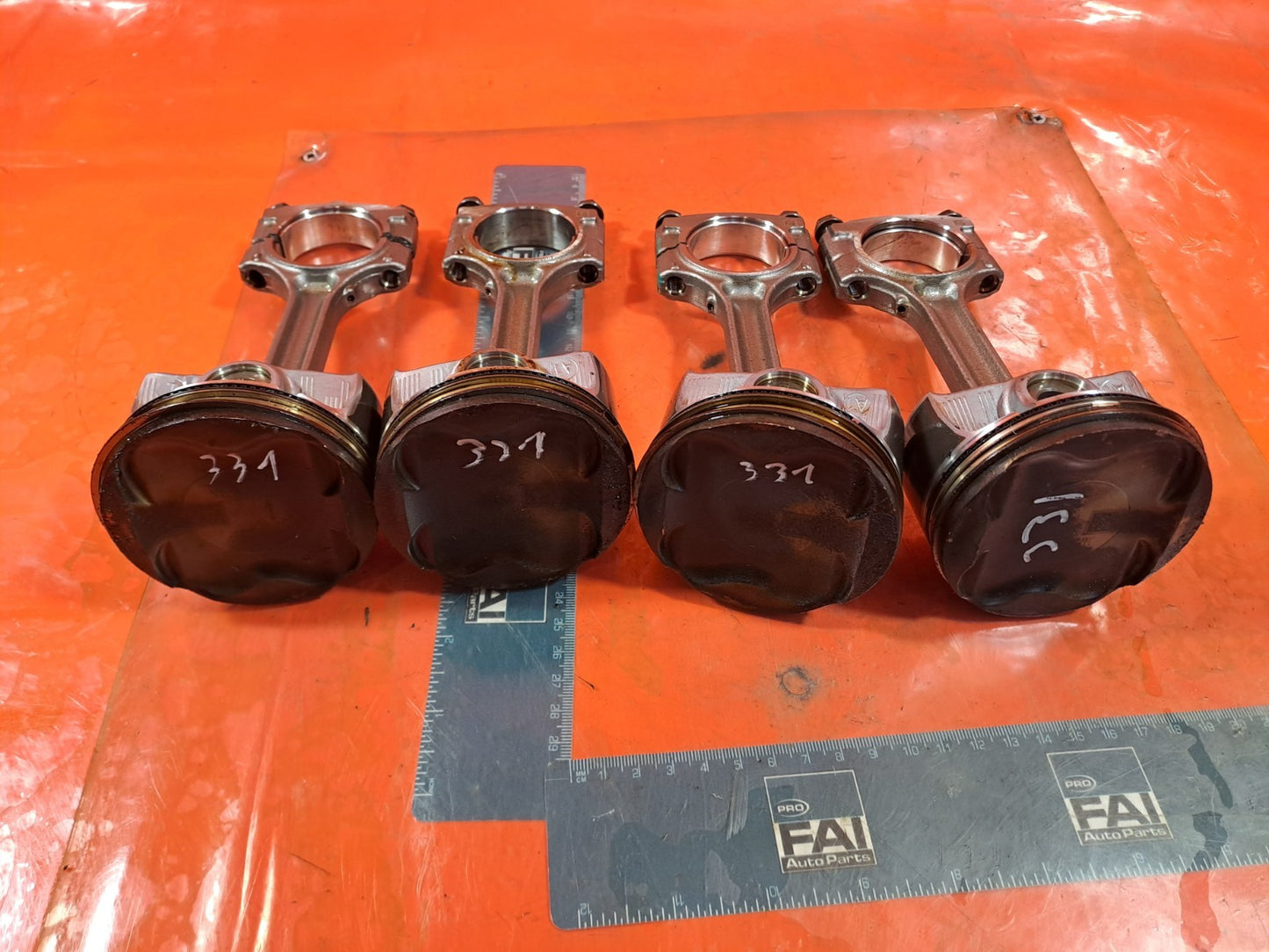 ✅2025 RENAULT CLIO V B7 PISTON & CON ROD x1 H4M 632 + WARRANTY A331 - Image 3