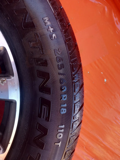 2021 Ford Ranger Wildtrak Alloy Wheel w/ Tyre 265/60 R18 EB3C-1007-F2A A407 - Image 2