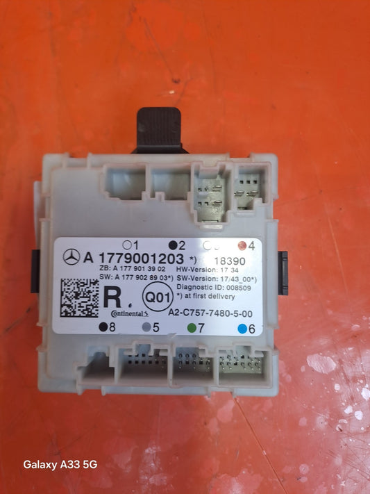 ✅MERCEDES A180D SPORT W177 1.5 DIESEL 2018 REAR LEFT DOOR CONTROL MODULE A297 - Image 2