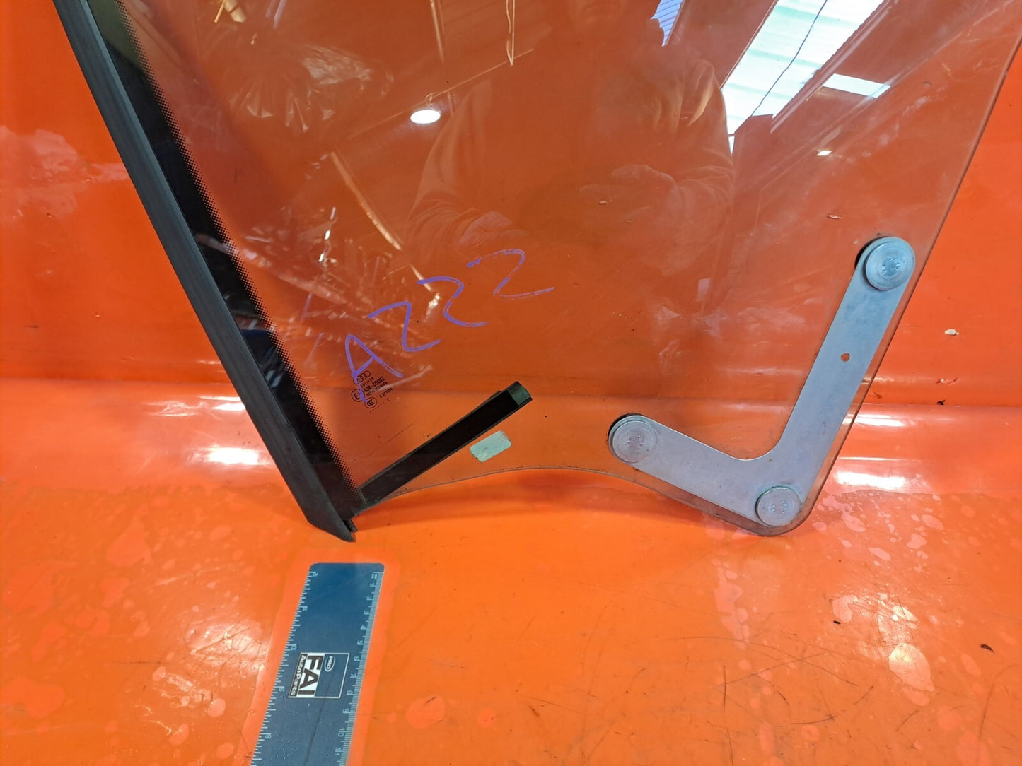 ✅2012 AUDI A5 8F CABRIO 1.8P REAR LEFT DOOR WINDOW TRIANGLE + WARRANTY A222 - Image 3