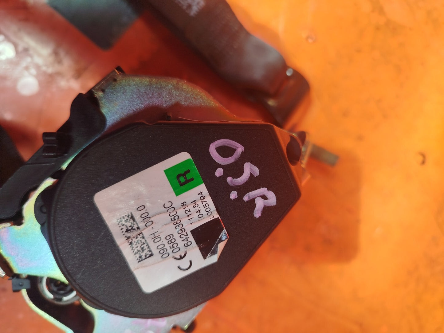 ✅FORD FOCUS MK4 1.5 DIESEL 2018 REAR RIGHT SEAT BELT JX7BN611B68AFW 642938500C - Image 9