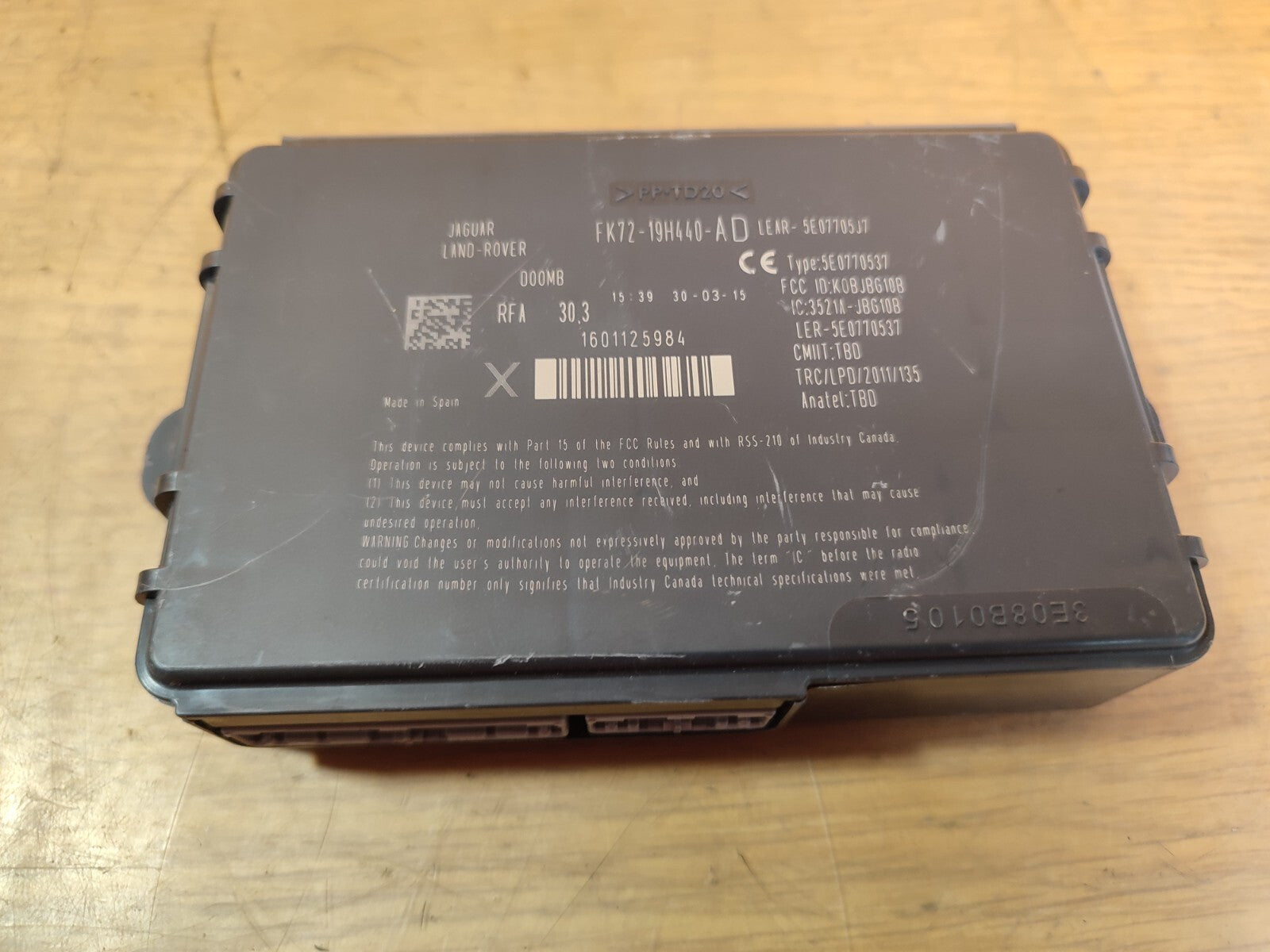✅2015 LAND ROVER DISCOVERY SPORT L550 KEYLESS ENTRY MODULE ECU FK7219H440AD A176 - Image 6