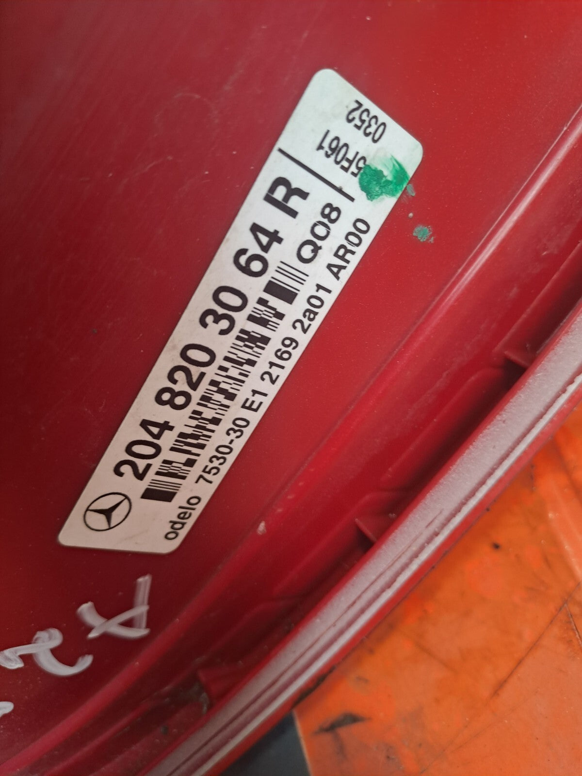 ✅2011 MERCEDES C CLASS W204 REAR RIGHT TAIL LIGHT A2048203064 + WARRANTY A283 - Image 11