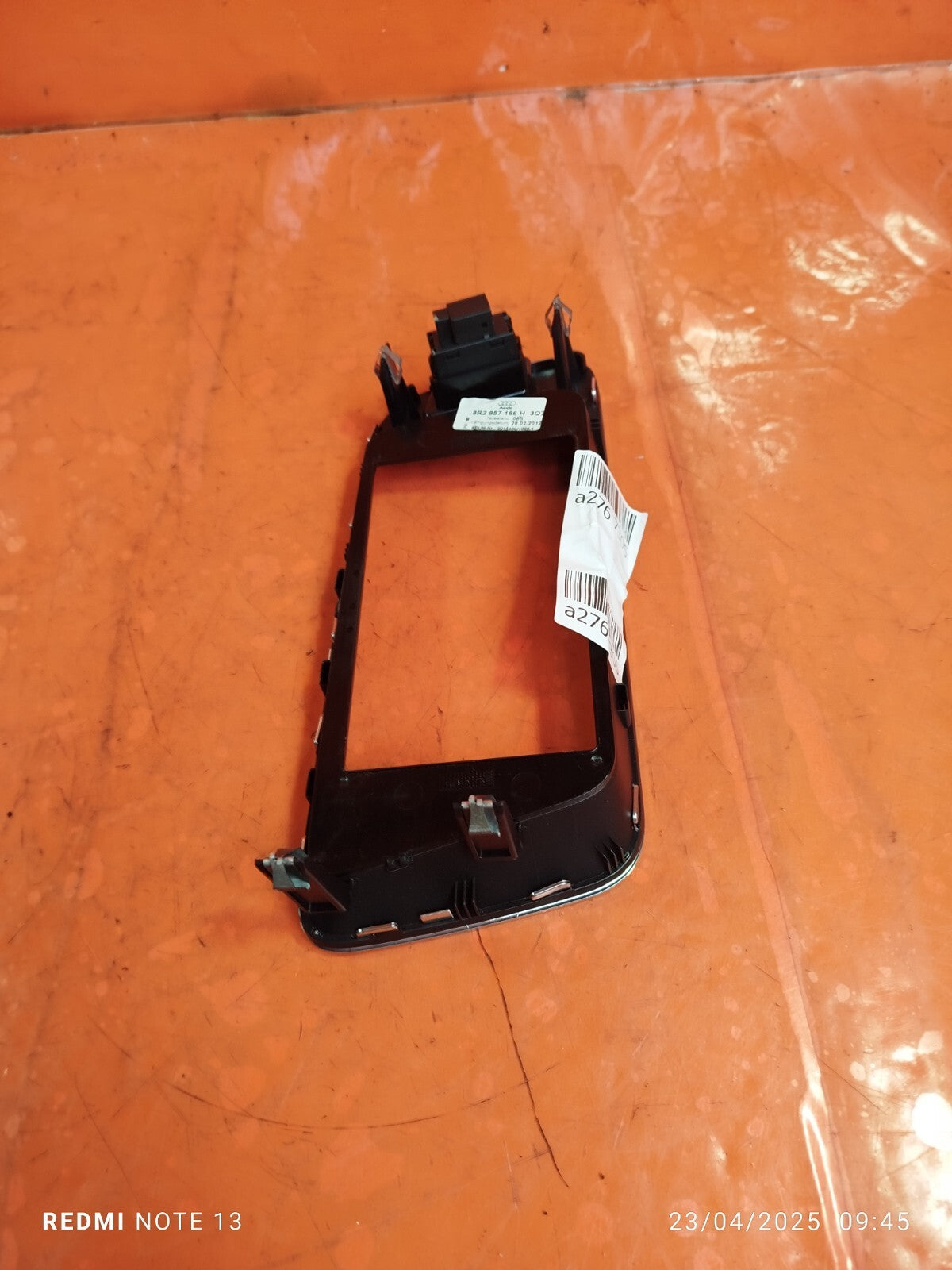 ✅AUDI Q5 S LINE 2.0 PETROL 2012 DASHBOARD DISPLAY SURROUND TRIM 8R2857186H A276 - Image 6