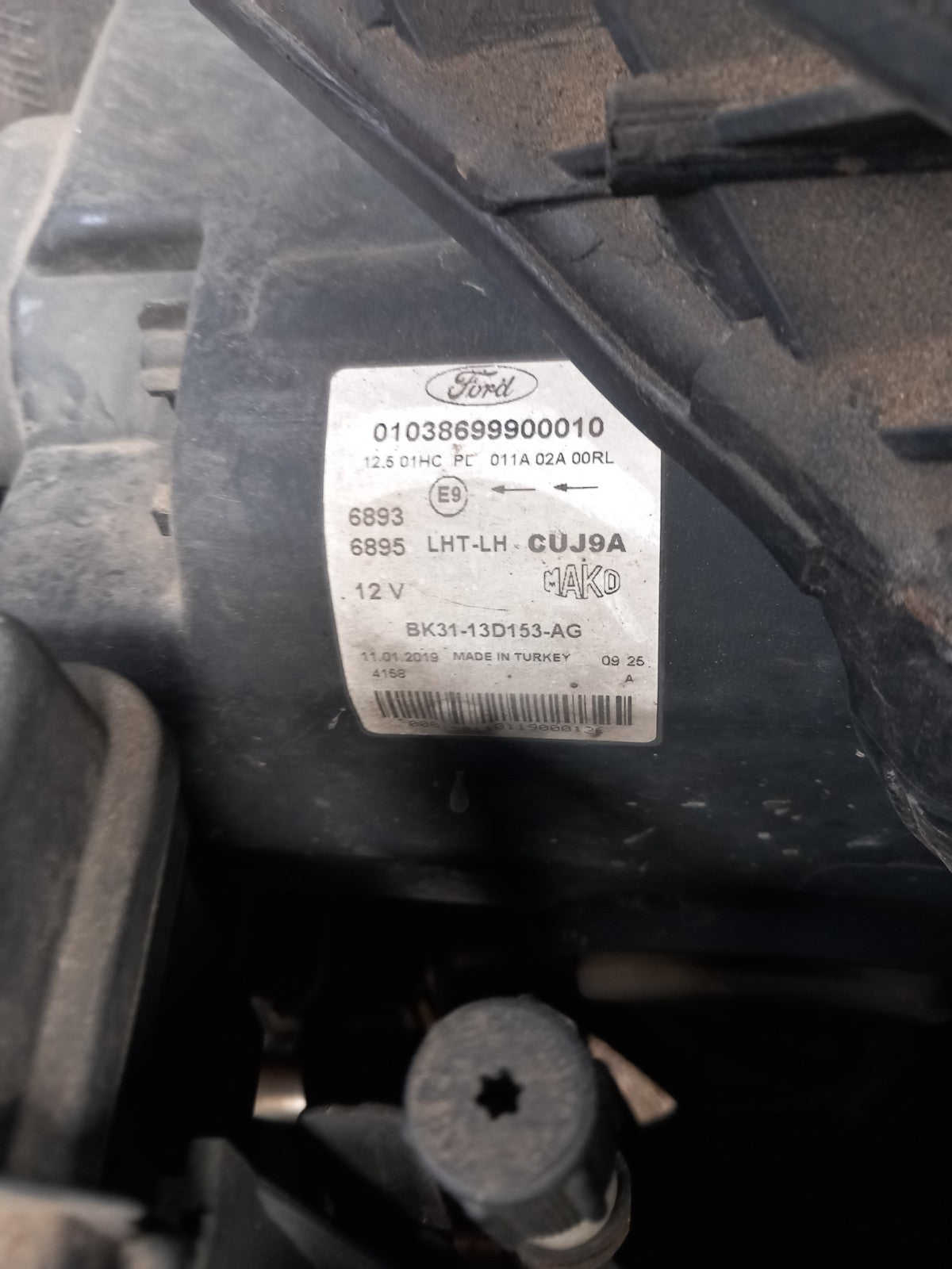 2019 Ford Transit 310 Left Passenger Headlight BK31-13D153-AG Warranty A424 - Image 6