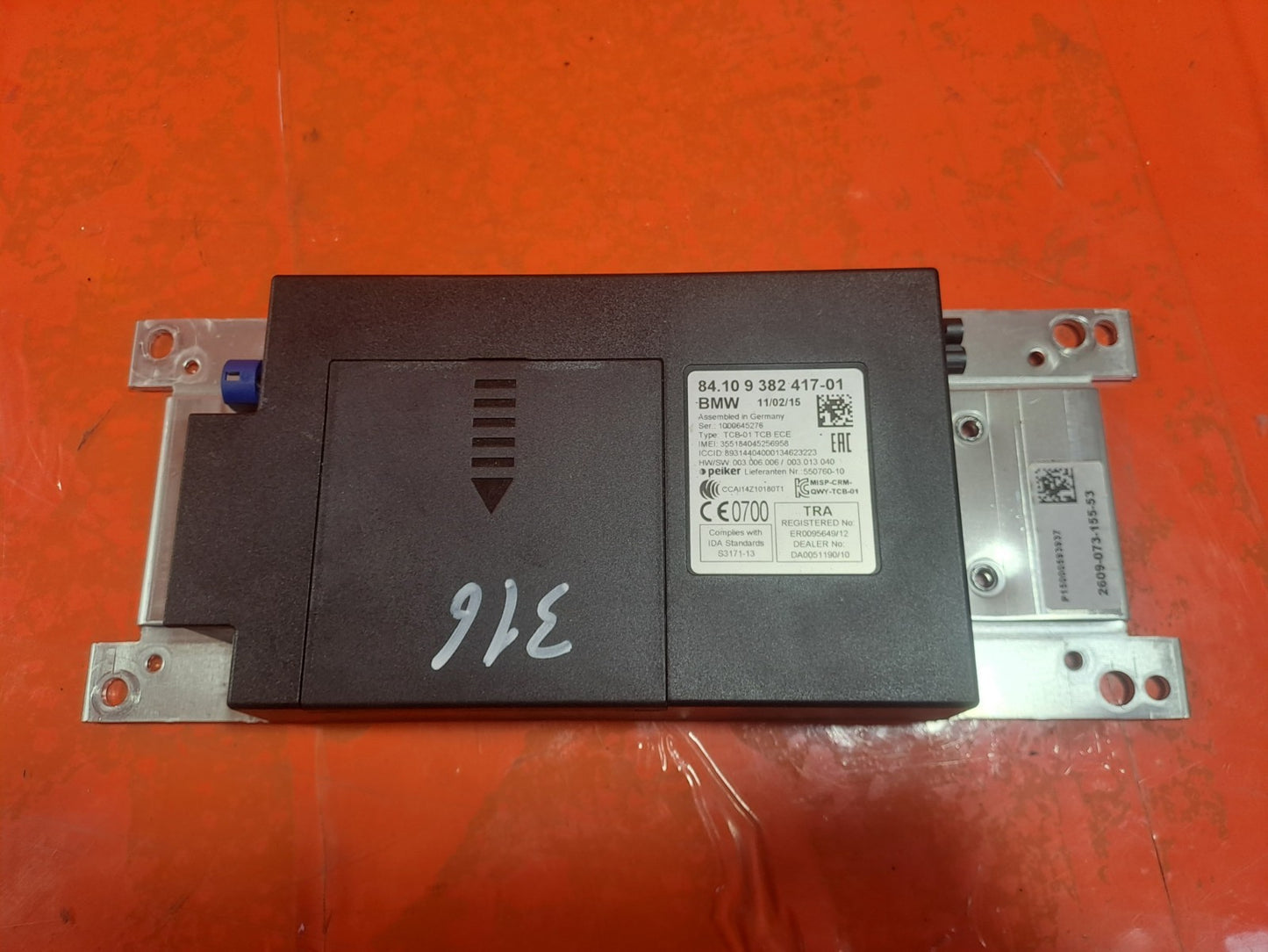 ✅BMW 118D F20 2.0 Diesel 2015 Bluetooth Telematics Control Module 9382417 A316 - Image 2