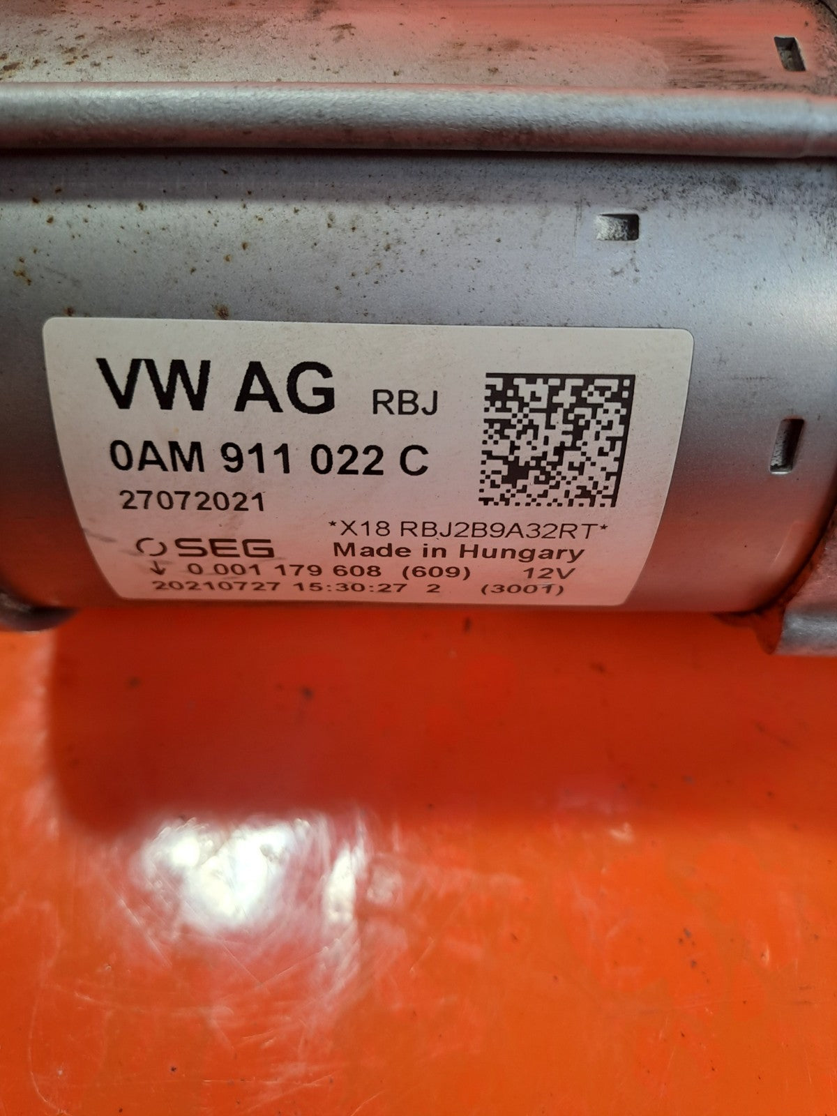 ✅2021 VW GOLF R-LINE MK8 STARTER MOTOR 0AM911022C + WARRANTY A349 - Image 8