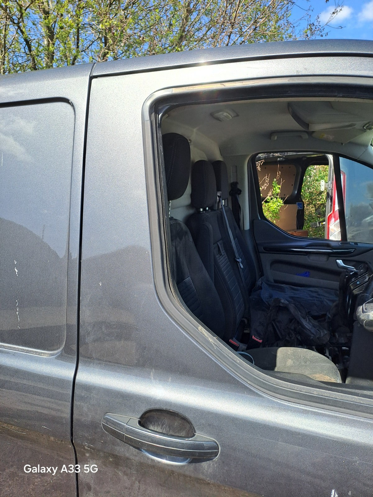 ✅2019 Ford Transit Custom Front Right Door Bare w/o Mirror Grey + Warranty A383 - Image 5
