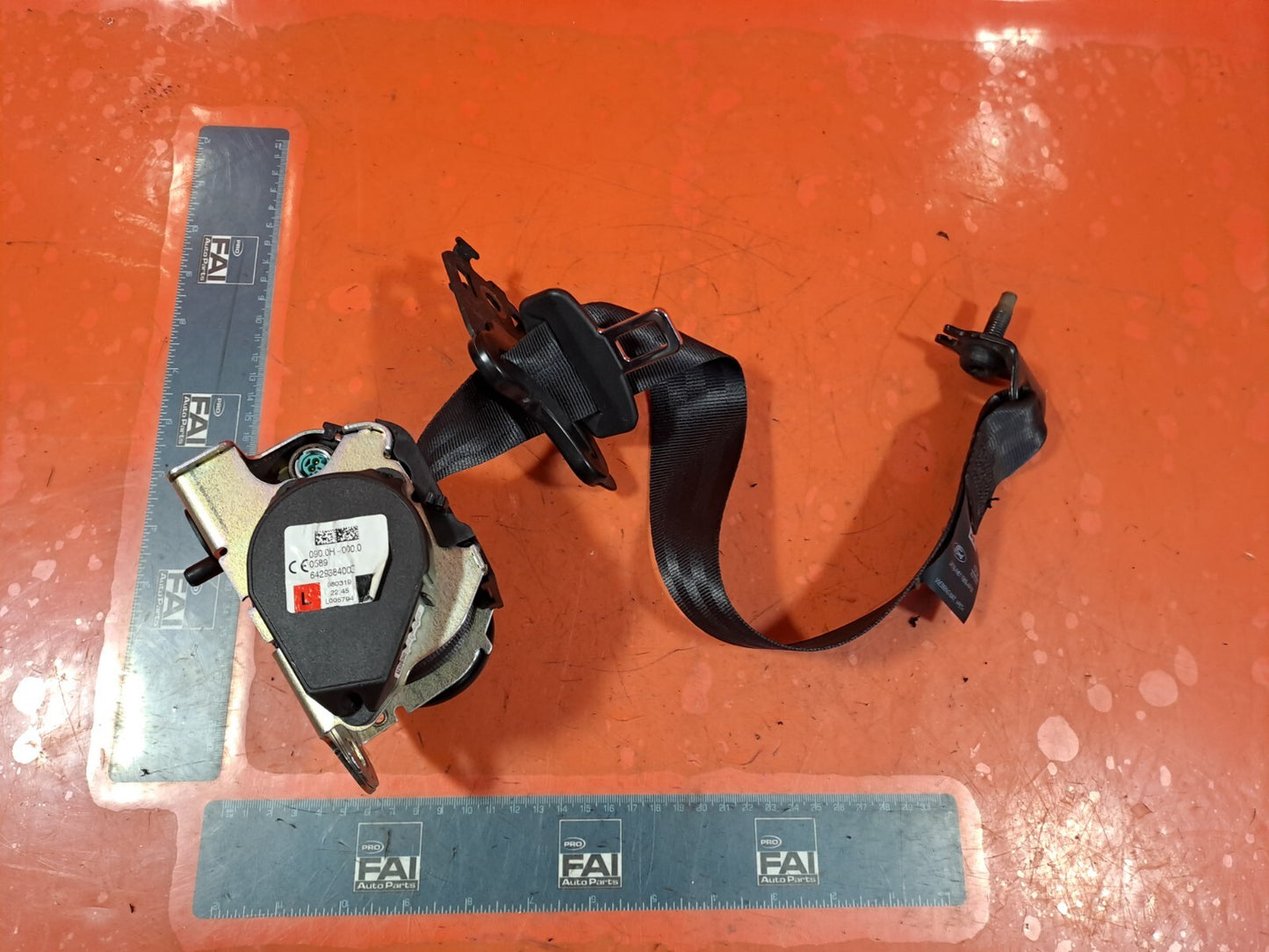 ✅2018-2025 FORD FOCUS MK4 REAR LEFT SEAT BELT 642938400 JX7BN611B69AFW +WARRANTY - Image 1