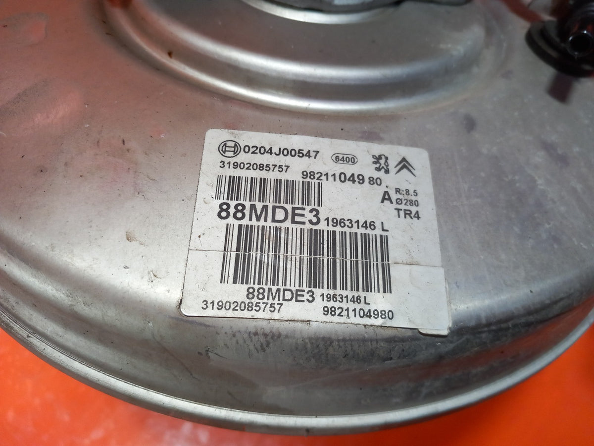 2021 Citroen Berlingo K9 Brake Servo Master Cylinder 9821104980 Warranty A415 - Image 11