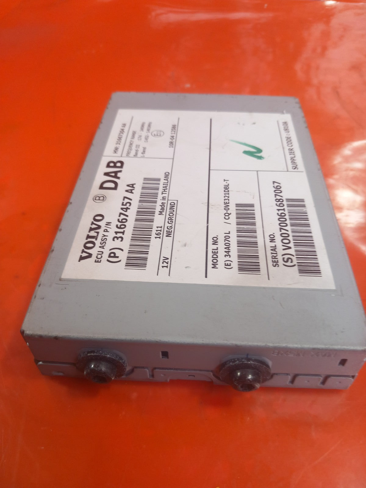 Volvo V40 V60 XC60 2012-2019 Radio DAB Control Module 31667457AA Warranty xAA - Image 7