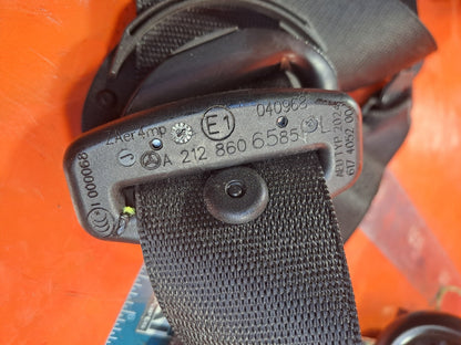 ✅2009 MERCEDES E CLASS W212 SEAT BELT FRONT LEFT & RIGHT PAIR A2128606585 A314 - Image 8