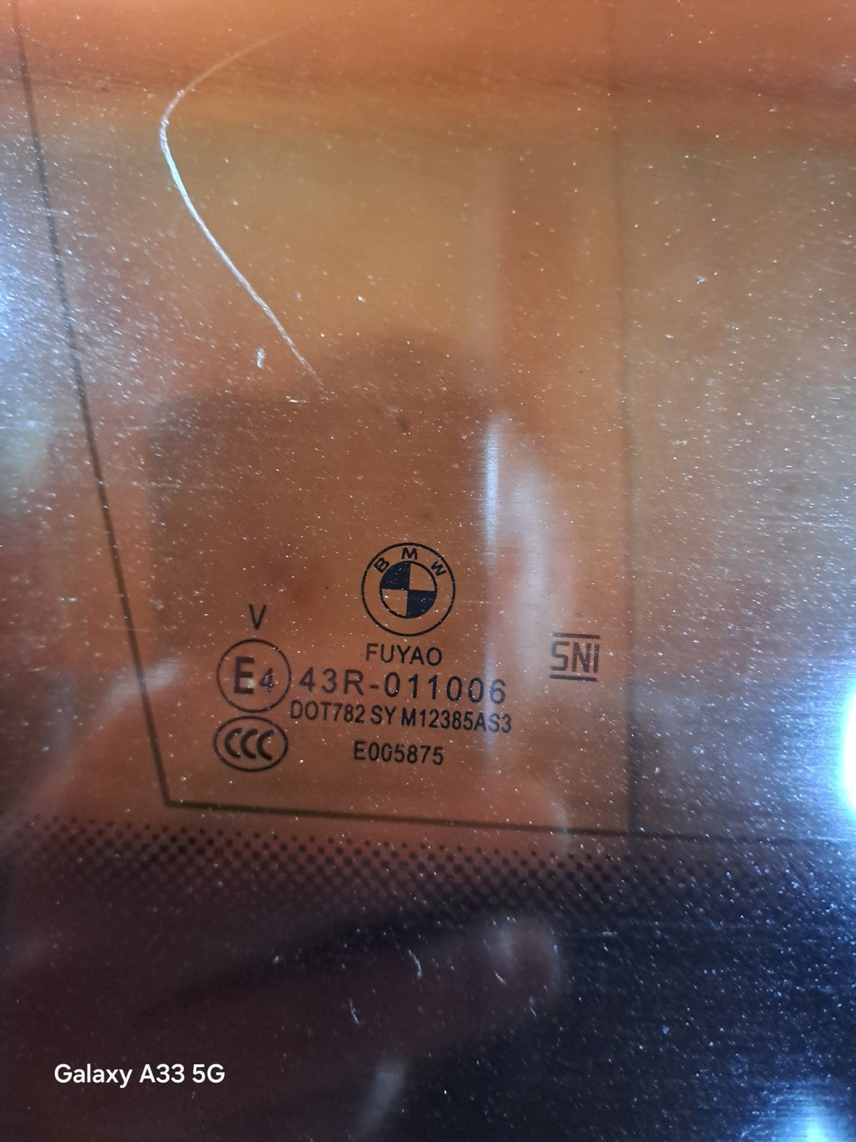 ✅BMW 330E G21 2.0 PETROL 2022 REAR LEFT SIDE QUARTER WINDOW GLASS 43R-011006 - Image 7