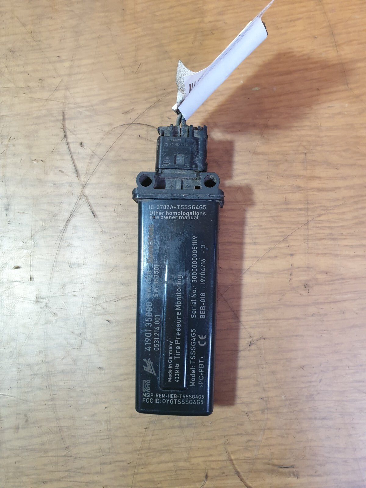 ✅2016 SSANGYONG TIVOLI XLV 1.6XDi TYRE PRESSURE SENSOR 4190135000 +WARRANTY A163 - Image 9