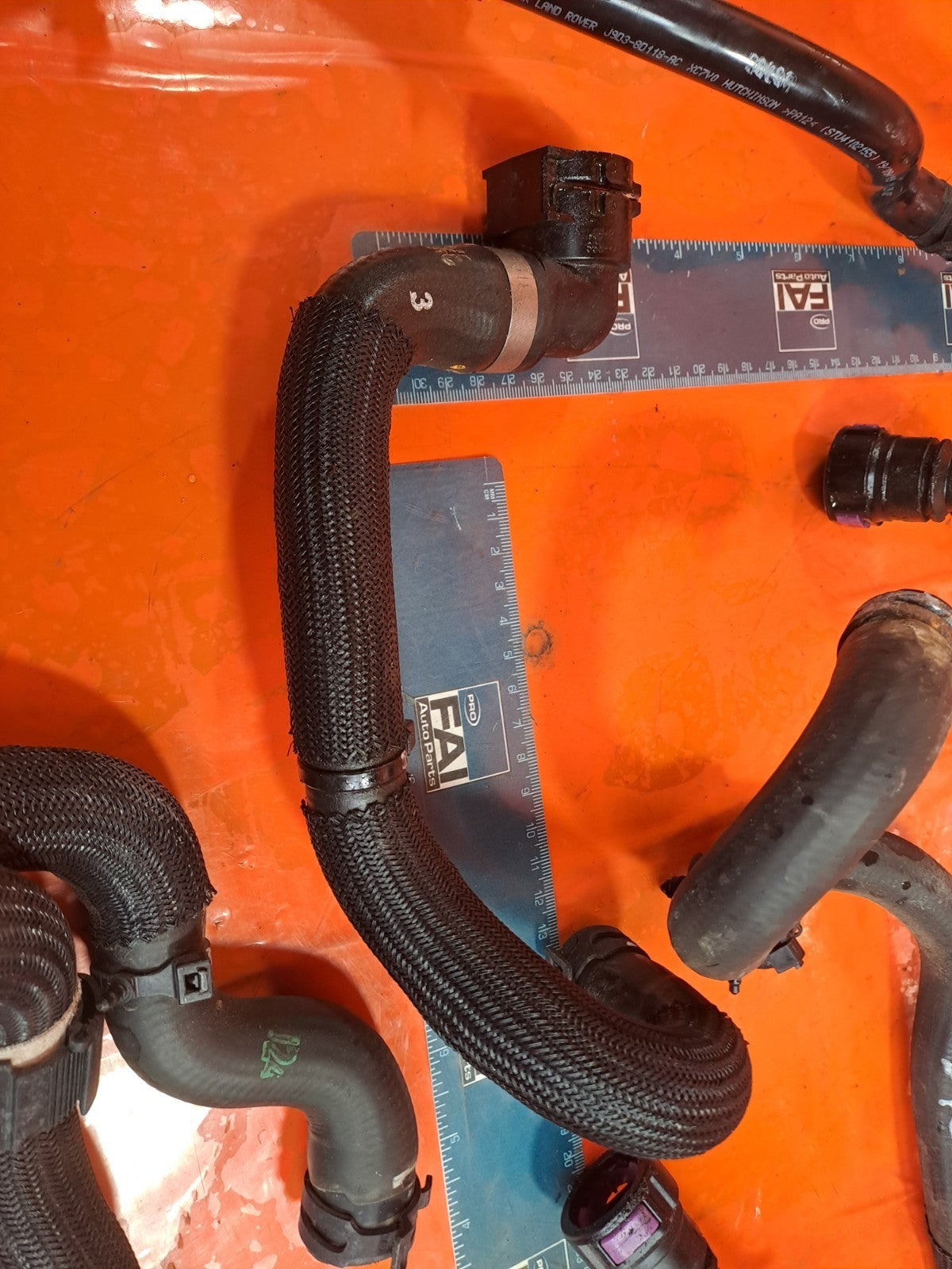 ✅2020 Jaguar I-Pace X590 Coolant Pipe Hose Set J9D3-8D144-AD + Warranty A375 - Image 6