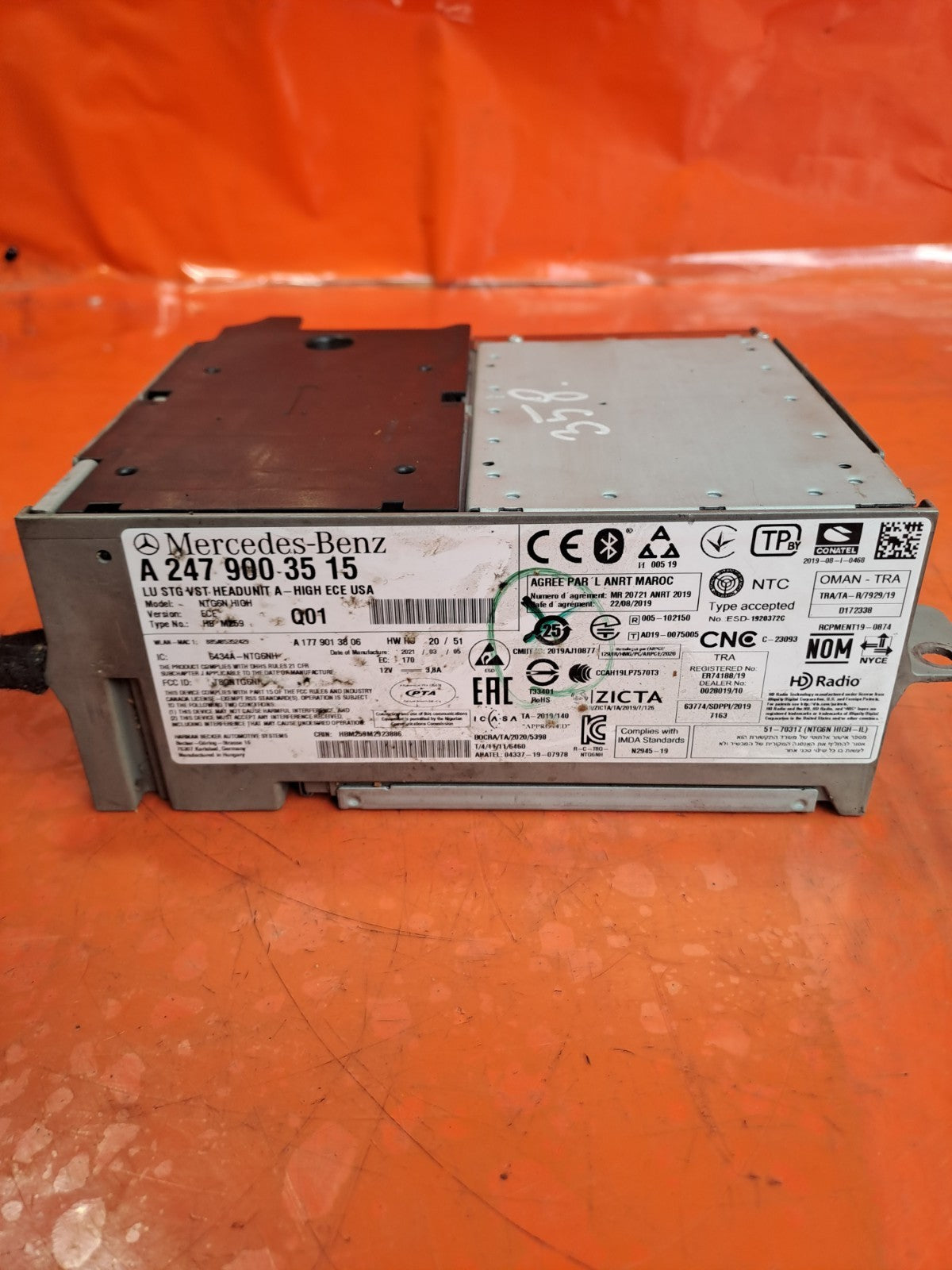 ✅MERCEDES CLA 180 AMG LINE 1.3 PETROL 2021 MULTIMEDIA HEAD UNIT A2479003515 A358 - Image 11