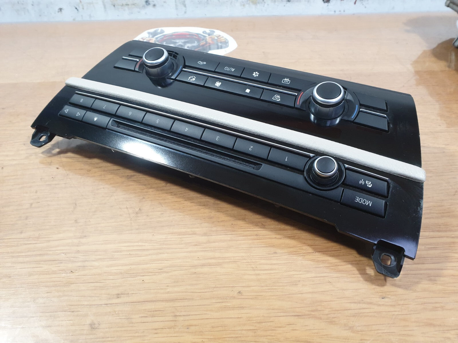 BMW 520D F11 2.0 DIESEL 2010 HEATER CONTROL AUDIO RADIO CD CONTROLLER PANEL A216 - Image 11