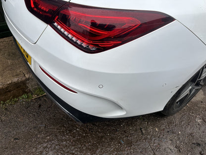✅2022 Mercedes CLA W118 AMG Line Rear Bumper White (149) W/O Lights A374 - Image 5