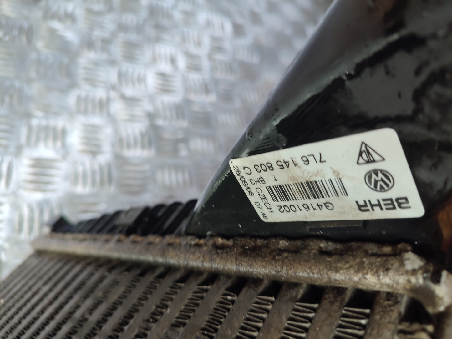 ✅2009 AUDI Q7 4L S LINE LEFT INTERCOOLER RADIATOR 7L6145803C + WARRANTY - Image 9