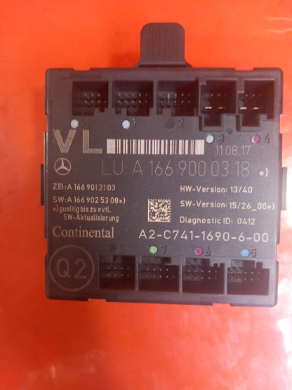 Mercedes W176 W117 W246 Front Left Door Control Module A1669000318 Warranty xAA - Image 2
