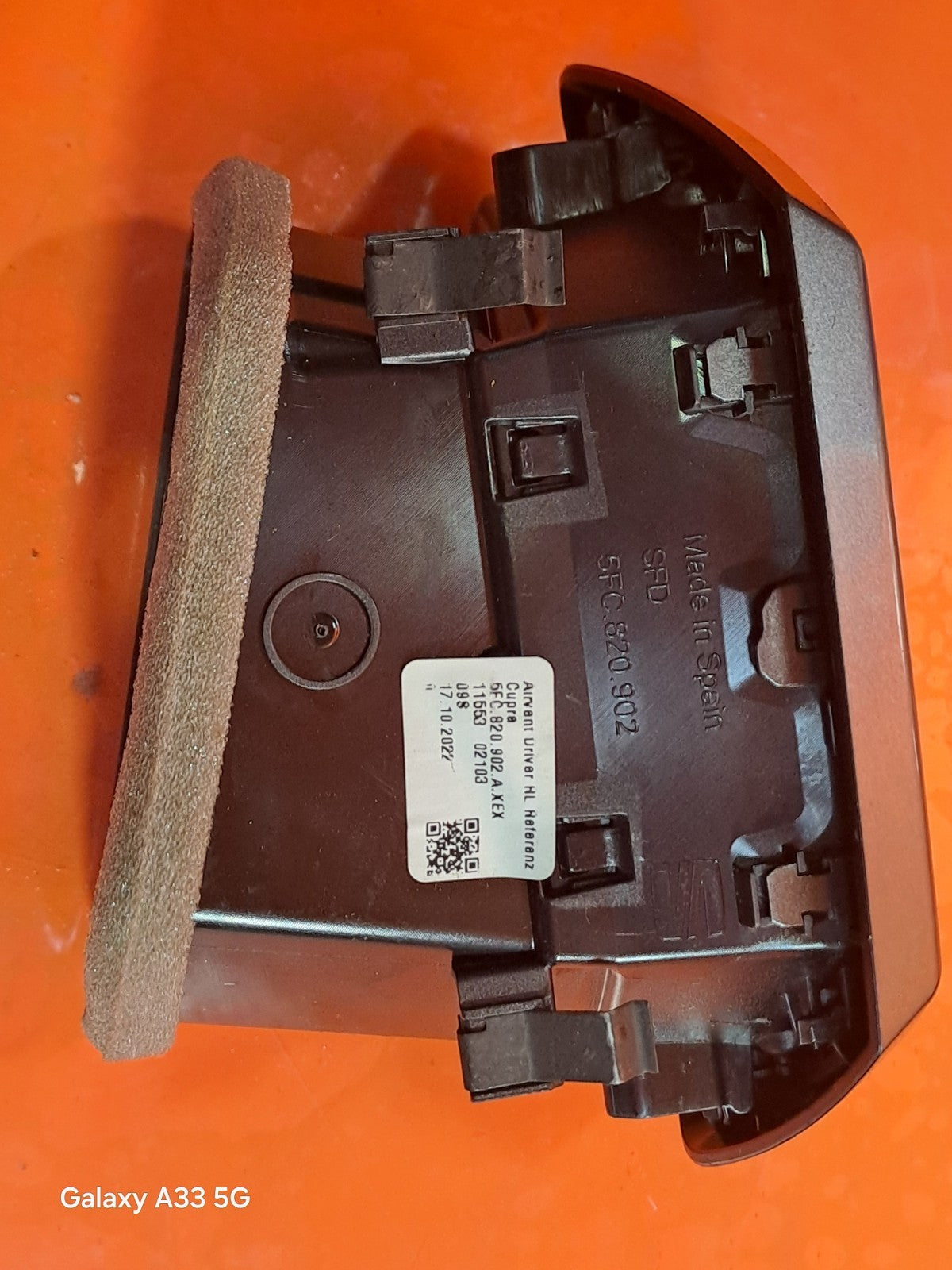 ✅2023 CUPRA FORMENTOR AIR VENT DASHBOARD SET 5FA819110A + WARRANTY A336 - Image 3