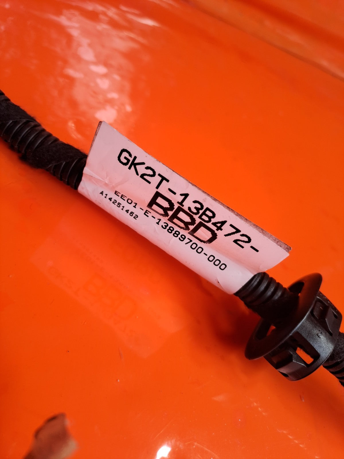 2021 Ford Transit Custom Rear Left Door Wiring Loom GK2T-13B472-BB Warranty A390 - Image 7