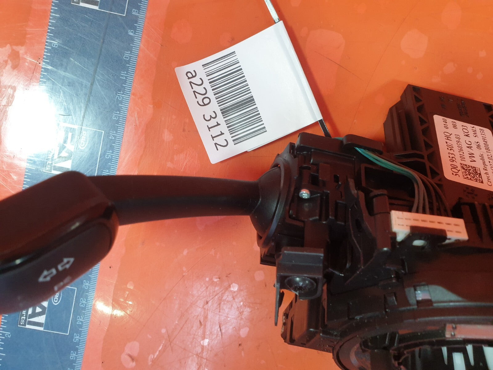 SKODA OCTAVIA MK3 1.4 PETROL 2018 INDICATOR WIPER STALK SQUIB 5Q0953507HQ A229 - Image 9