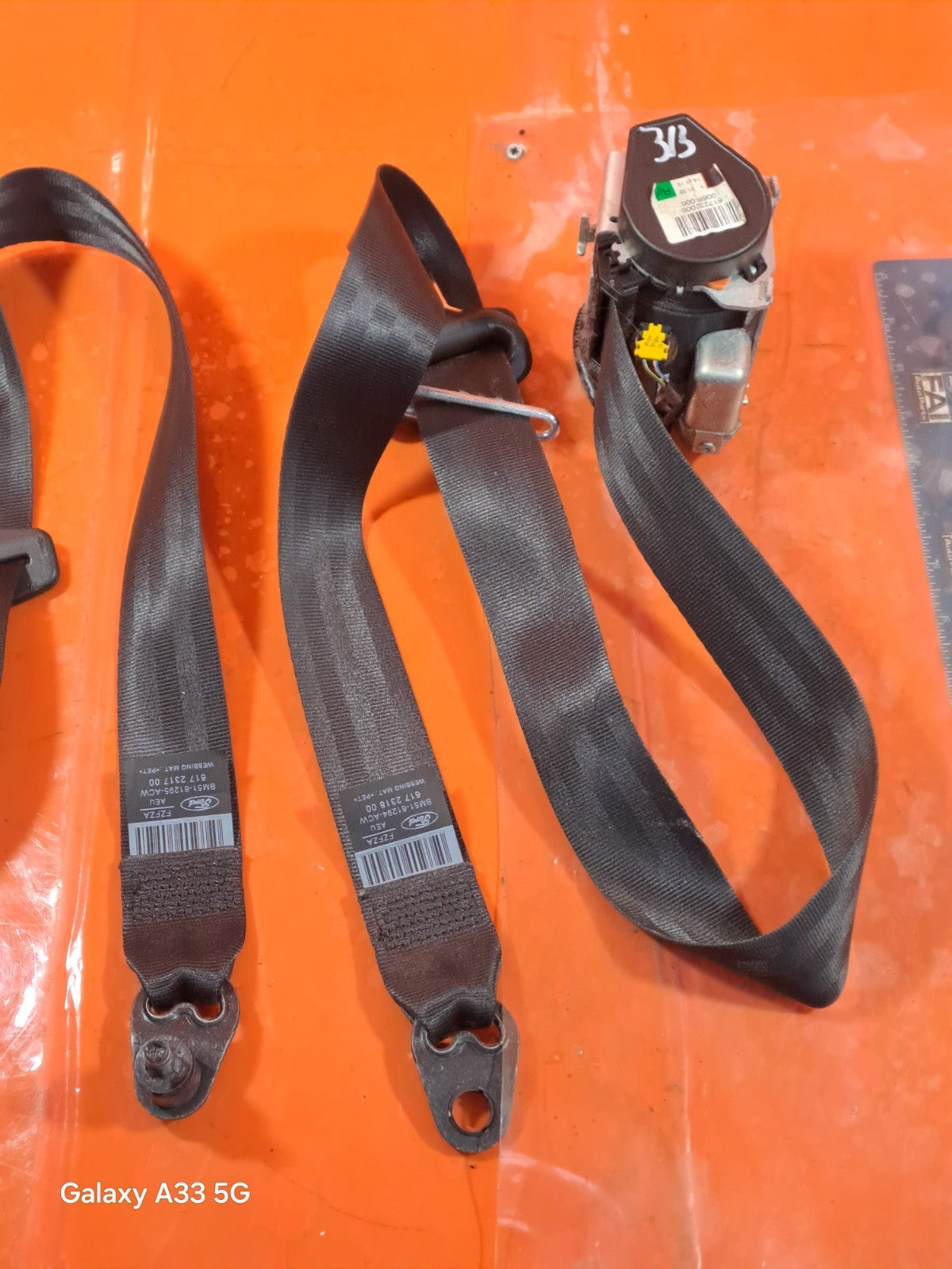 ✅2013 FORD FOCUS MK3 TITANIUM X SEAT BELT FRONT PAIR RIGHT & LEFT BM51-61294-ACW - Image 8