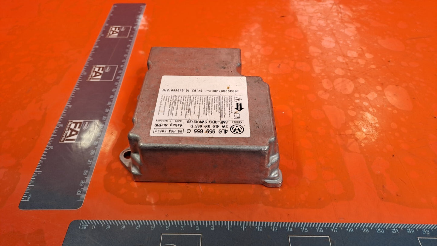 2010 AUDI Q7 S-LINE 3.0D AIRBAG CONTROL MODULE ECU 4L0959655C + WARRANTY A224 - Image 5