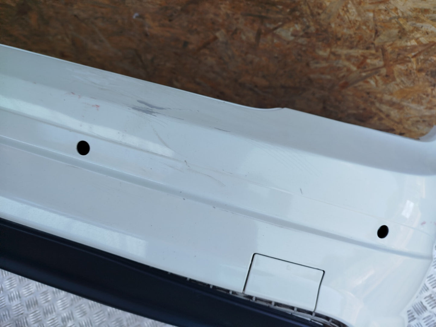 ✅2011 MERCEDES C CLASS W204 2.1 DIESEL REAR BUMPER WHITE 650 Scratches A283