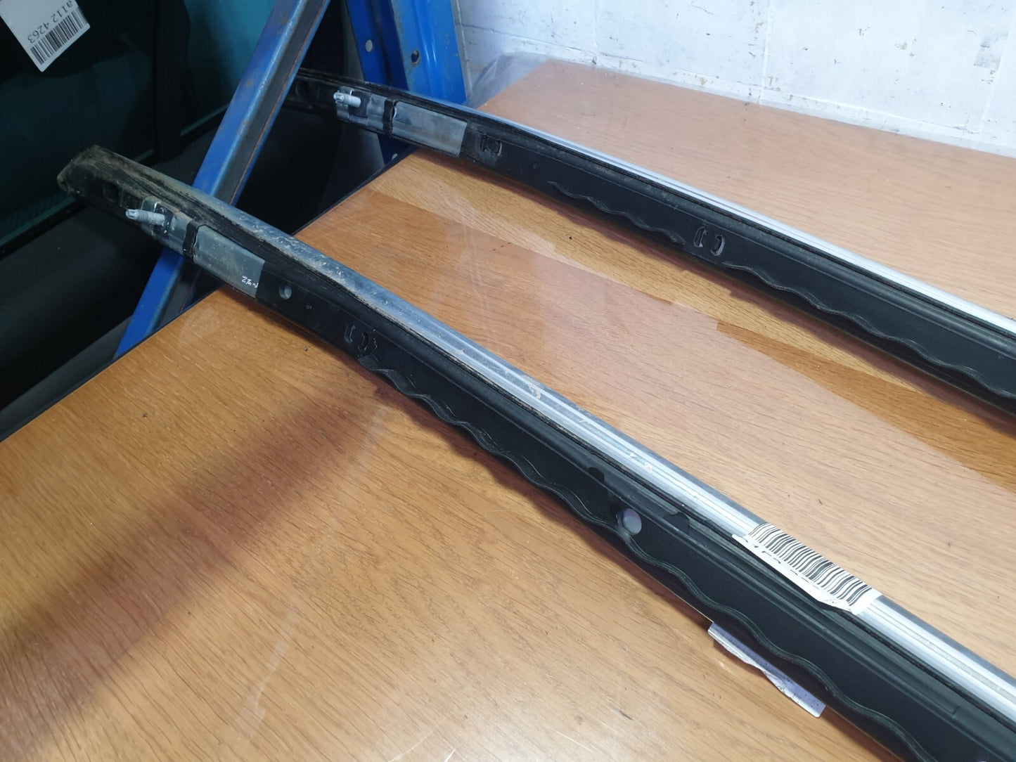 ✅2014 BMW 5 SERIES F11 4.4P ALUMINIUM ROOF RAIL PAIR 7234901 7234902 + WARRANTY