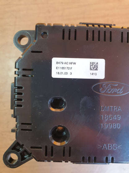 ✅2018 FORD FIESTA MK8 1.0P HEATER CONTROL PANEL H1BT-19980-BG + WARRANTY A178
