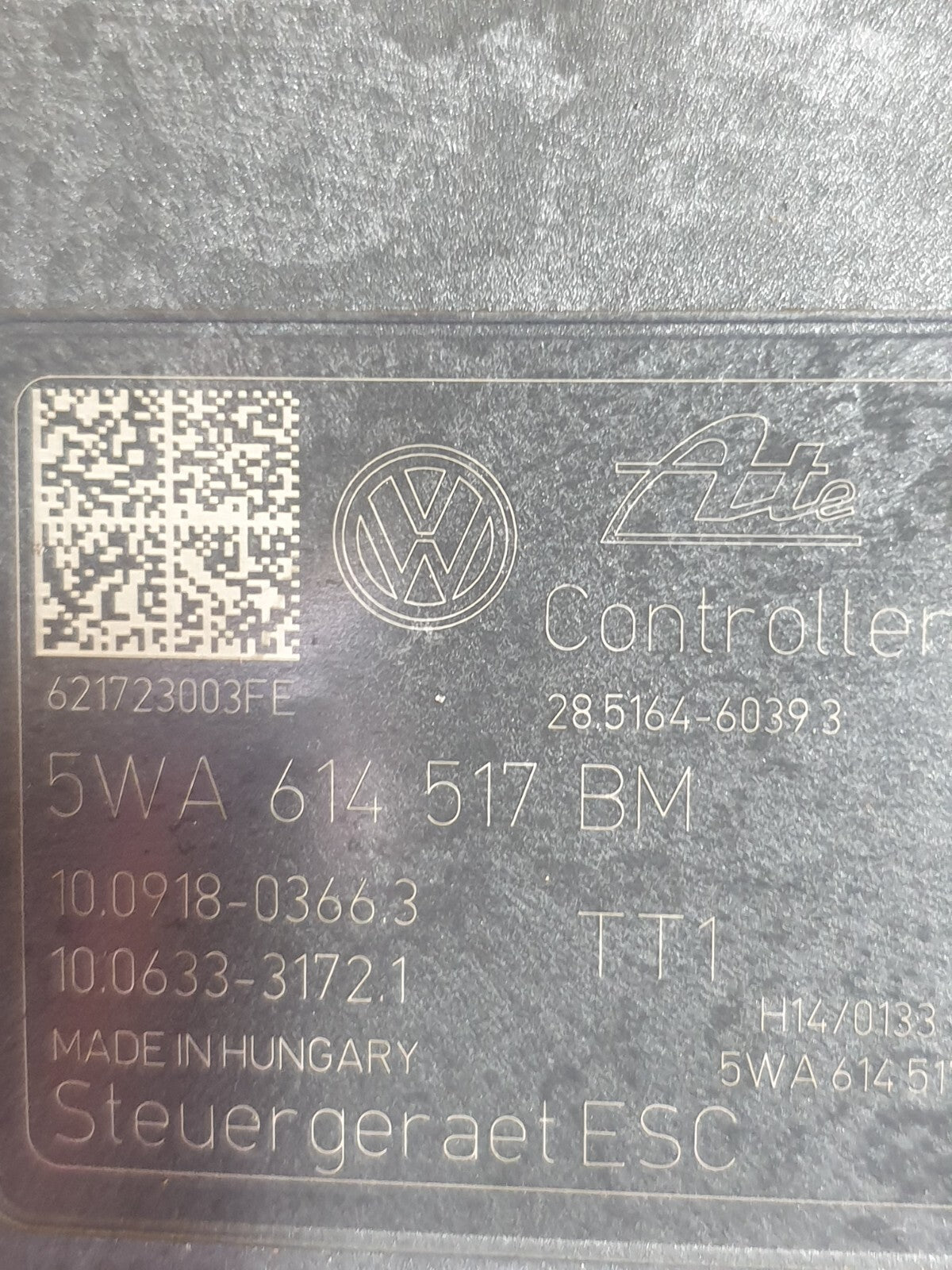 ✅VW GOLF MK8 1.5 PETROL 2022 ABS PUMP 5WA614517BM Warranty A191
