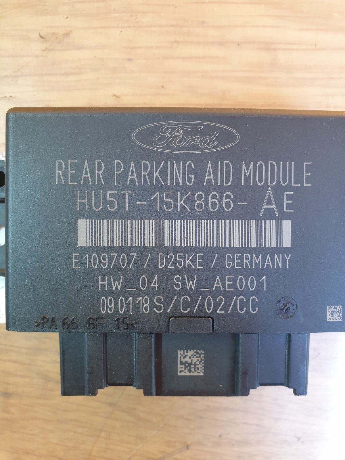 ✅2018 FORD FIESTA MK8 REAR PARKING SENSOR AID MODULE HU5T-15K866-AE + WARRANTY