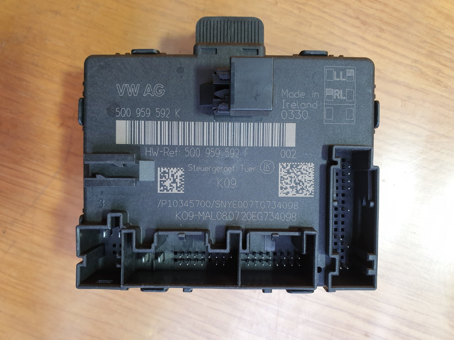 ✅AUDI Q2 S-LINE 1.4 PETROL 2017 DOOR CONTROL MODULE 5Q0959592K Warranty A134