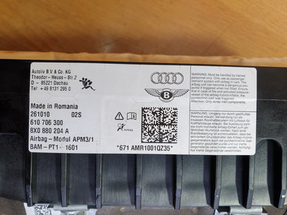 ✅AUDI A1 SPORT 1.4 PETROL 2011 DASHBOARD AIRBG LEFT PASSENGER SIDE 8X0880204A
