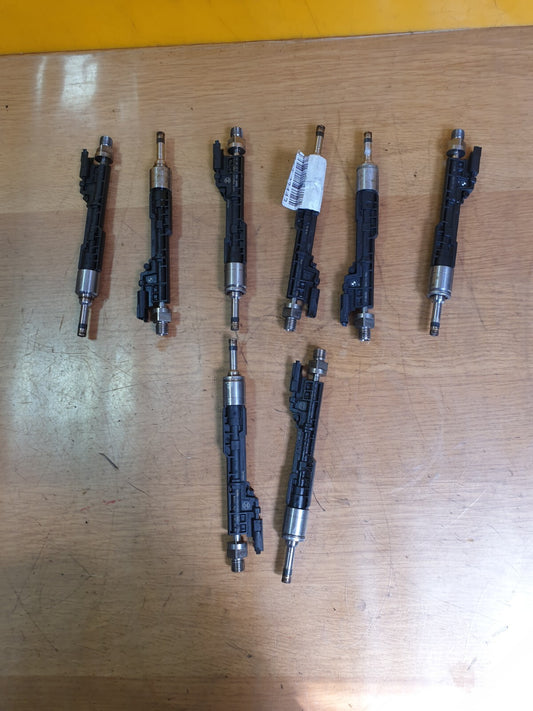 ✅2014 BMW 5 SERIES F11 4.4P FUEL INJECTORS SET 7645956 + WARRANTY A153