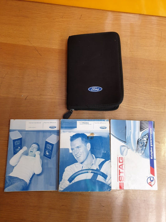 ✅2007 FORD MONDEO MK4 HANDBOOK OWNER MANUAL AUDIO GUIDE + WARRANTY A085