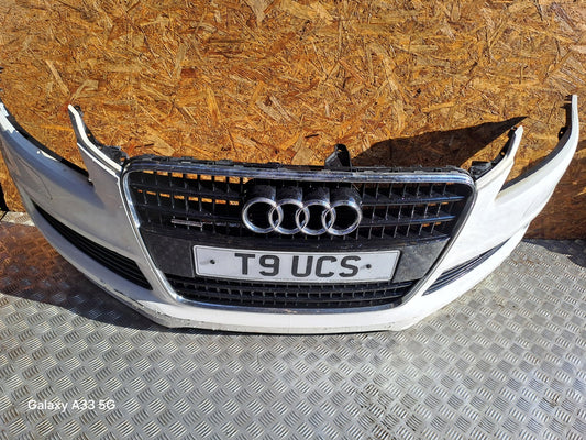 ✅2007 AUDI Q7 4L S LINE 3.0D FRONT BUMPER WHITE Z7S + WARRANTY A295