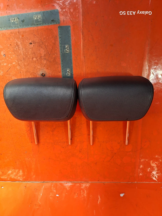 ✅2012 AUDI Q5 8R S LINE 2.0TDI REAR HEADRESTS PAIR LEATHER + WARRANTY A291