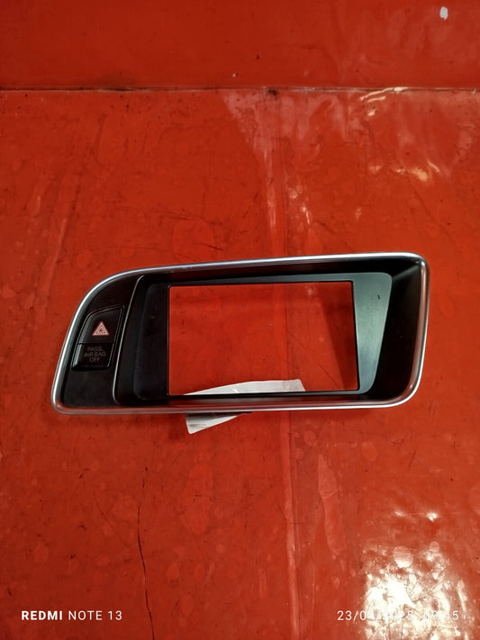 ✅AUDI Q5 S LINE 2.0 PETROL 2012 DASHBOARD DISPLAY SURROUND TRIM 8R2857186H A276